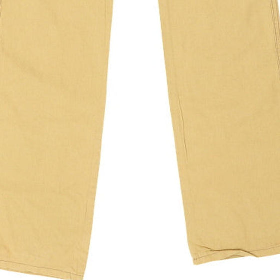 Vintage yellow Shaft Trousers - womens 26" waist