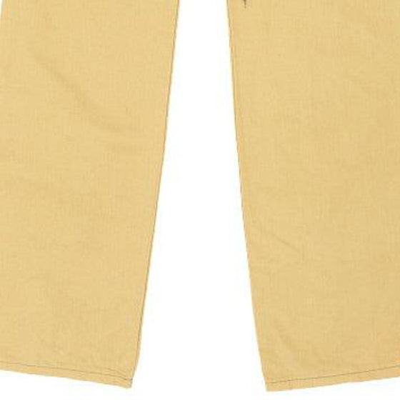 Vintage yellow Shaft Trousers - womens 26" waist