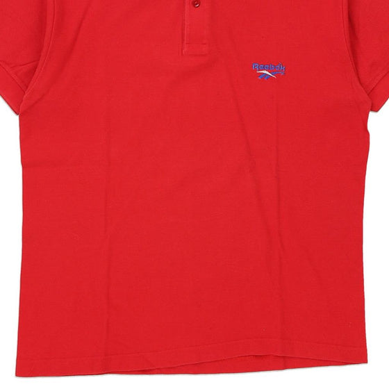 Vintage red Reebok Polo Shirt - mens small