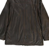 Age 14 Armani Leather Jacket - XL Brown Faux Leather