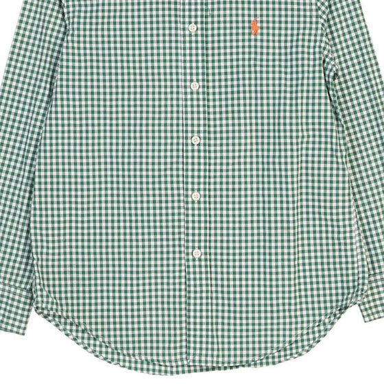 Age 8-9 Ralph Lauren Checked Shirt - Medium Green Cotton