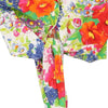 Age 9 Laura Biagiotti Floral Blouse - Large Multicoloured Cotton