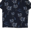 Vintage navy Point Zero Hawaiian Shirt - mens large