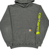 Carhartt Hoodie - Medium Grey Cotton Blend