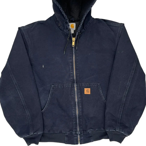 Carhartt Jacket - Large Navy Cotton Blend