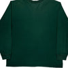 Carhartt Long Sleeve T-Shirt - Large Green Cotton