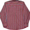 Western Wrangler Striped Shirt - Large Red Cotton