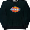 Dickies Spellout Sweatshirt - Medium Black Cotton