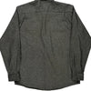 Wrangler Shirt - Large Grey Cotton Blend