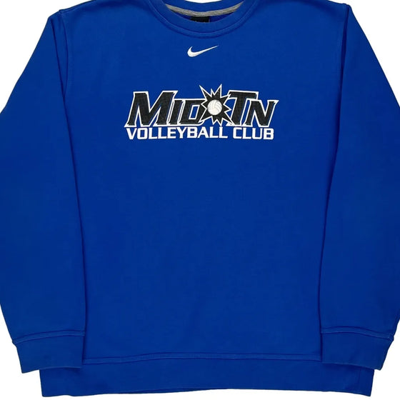 Mid Tn Volleyball Club Nike Graphic Sweatshirt - XL Blue Cotton