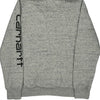 Workwear Carhartt Hoodie - Large Grey Cotton Blend