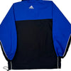 Adidas Slim Fit Track Jacket - XL Blue Polyester