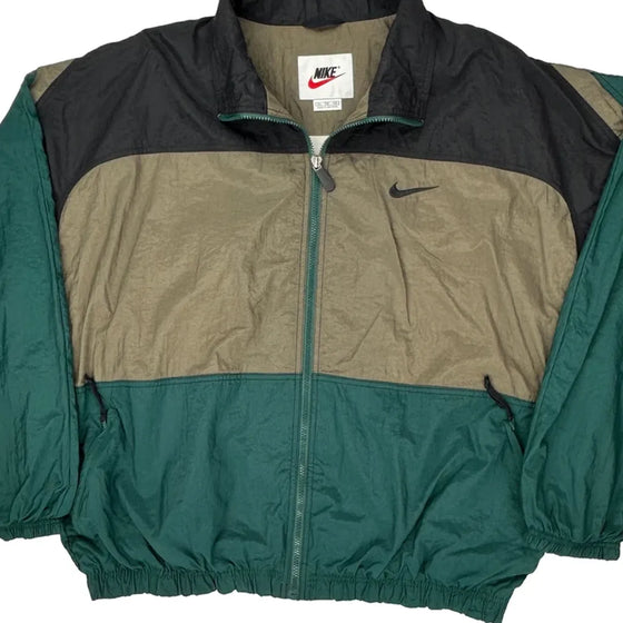 Nike Jacket - XL Beige Nylon