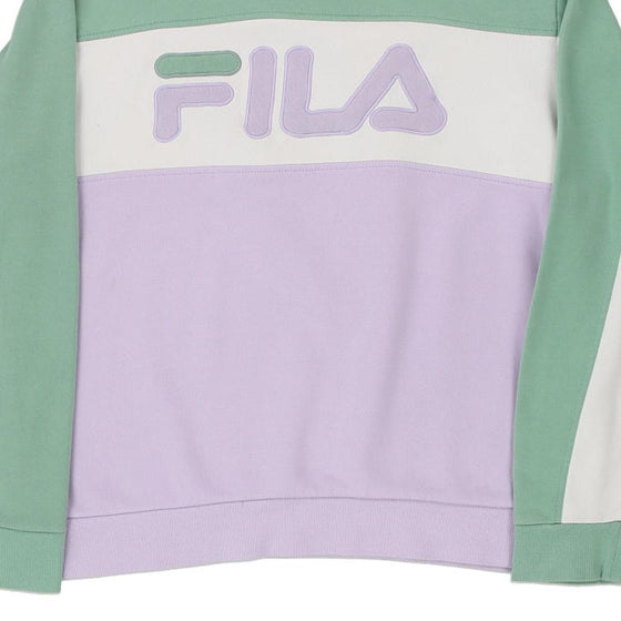 Vintage block colour Fila Sweatshirt - mens medium