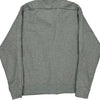 Nike Zip Up - Large Grey Cotton Blend