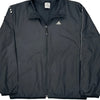 Adidas Track Jacket - Large Black Polyester