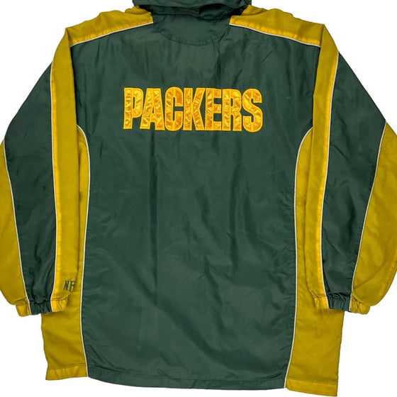 Green Bay Packers Nfl Windbreaker - Large Green Polyester