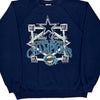 Dallas Cowboys Hanes Graphic Sweatshirt - XL Navy Cotton Blend