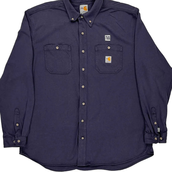 Tva Carhartt Shirt - XL Blue Cotton