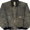 Carhartt Oversized Jacket - 2XL Black Cotton