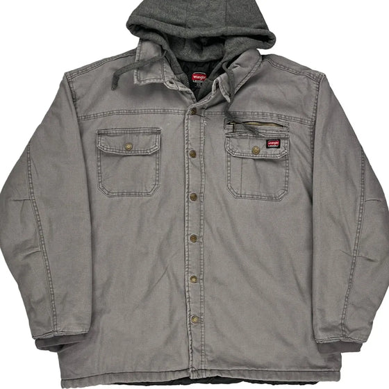 Wrangler Jacket - XL Grey Cotton Blend