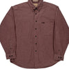 Rugged Outdoorwear Woolrich Shirt - Medium Burgundy Cotton