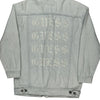 Guess Logo On Back Guess Graphic Denim Jacket - XS Light Wash Cotton