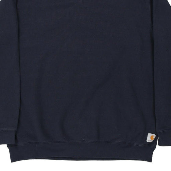 Vintage navy Carhartt Sweatshirt - mens x-large