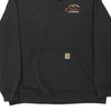 Vintage black Johnson & Johnson Enterprise Carhartt Hoodie - mens x-large