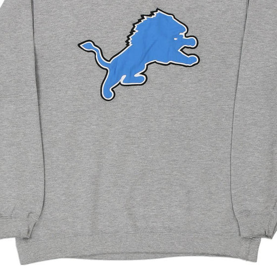 Vintage grey Detroit Lions Reebok Sweatshirt - mens medium