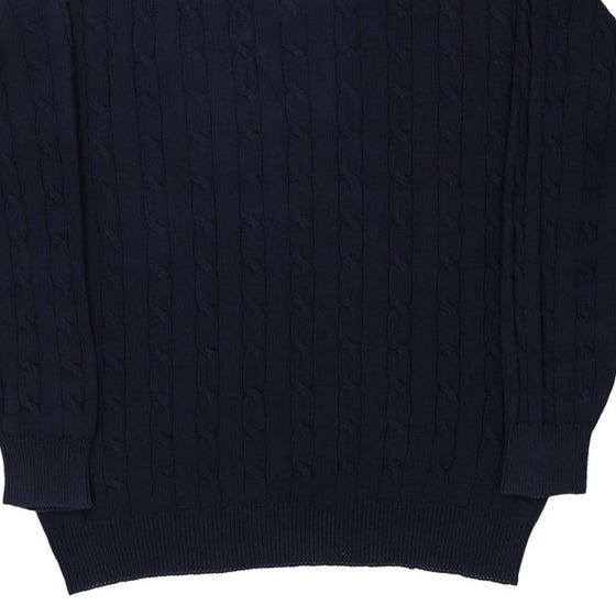 Vintage navy Trussard Sport Jumper - mens large