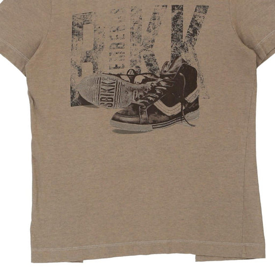 Vintage brown Bikkembergs T-Shirt - mens x-small