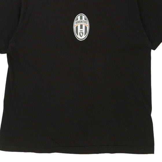 Vintage black Juventus FC Jhk T-Shirt - mens medium