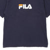 Vintage navy Fila T-Shirt - mens x-large