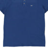 Pre-Loved blue Armani Exchange Polo Shirt - mens medium