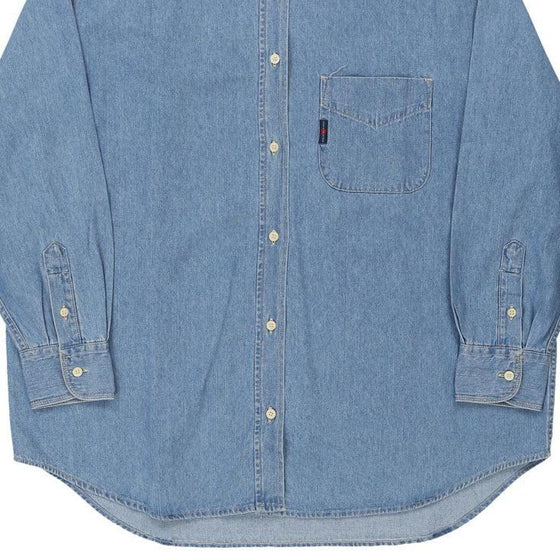 Les Copains Denim Shirt - XL Blue Cotton