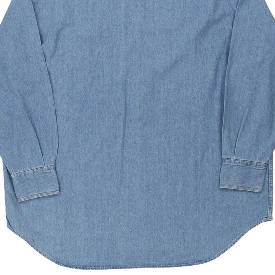 Les Copains Denim Shirt - XL Blue Cotton