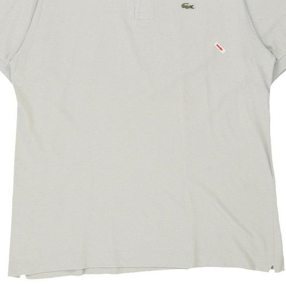 Vintage grey Lacoste Polo Shirt - mens x-large