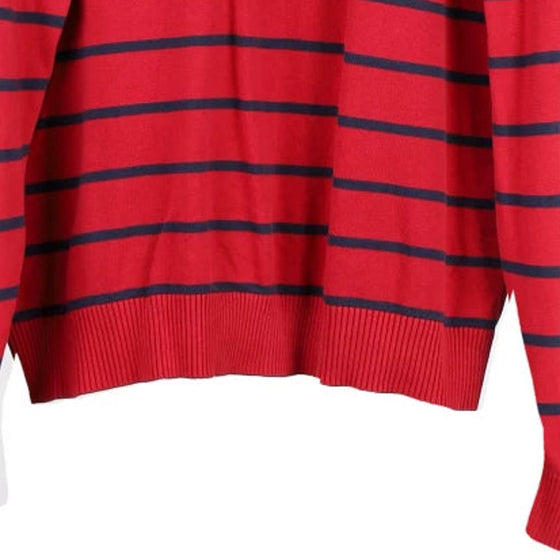 Vintage red Tommy Hilfiger Jumper - mens large