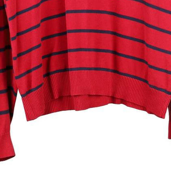 Vintage red Tommy Hilfiger Jumper - mens large