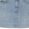 Vintage light wash Unbranded Denim Skirt - womens 24" waist