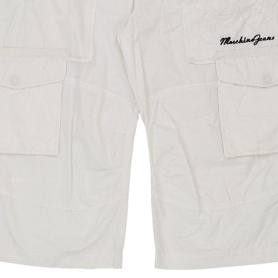 Vintage white Moschino Cargo Shorts - mens 32" waist