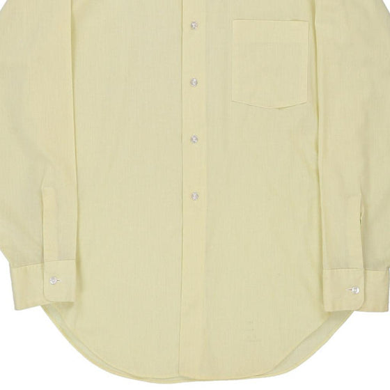 Vintage yellow 70's Belmont Club Shirt - mens large