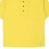 Vintage yellow 70's David Thmposon Polo Shirt - mens large