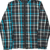 Stussy Checked Jacket - Medium Black Cotton