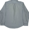 Ralph Lauren Striped Shirt - 2XL Blue Cotton