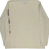 Carhartt Graphic Long Sleeve T-Shirt - Large Cream Cotton