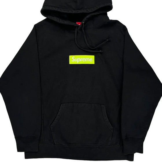 Supreme Graphic Hoodie - XL Black Cotton