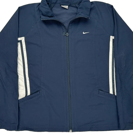 Nike Slim Fit Track Jacket - XL Navy Polyester