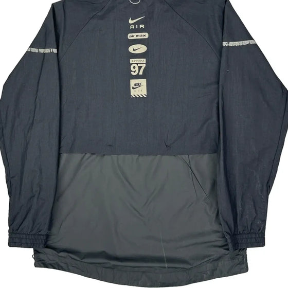 Air Max Nike Waterproof Jacket - Large Black Polyester